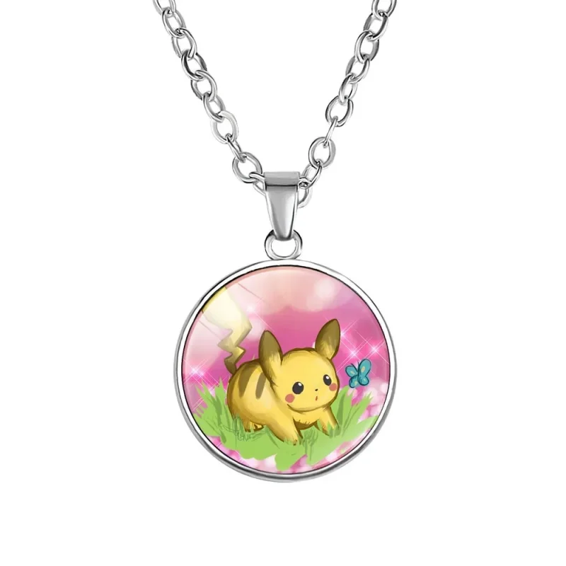 Collier Pokémon Rose Pikachu